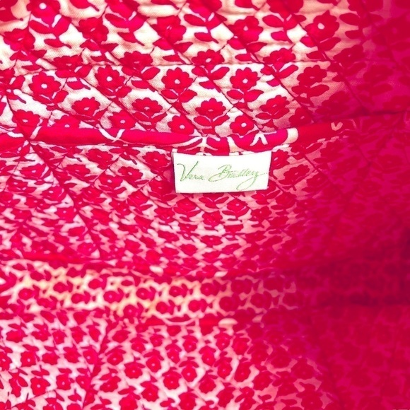 Vera Bradley Twirly Birds Mandy Shoulder Bag Purse Pink & White Swirly Floral - Picture 10 of 15